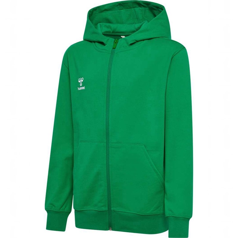 Dětské Mikina s Kapucí Hummel Go 2.0 Zip Zelene | 824761-230