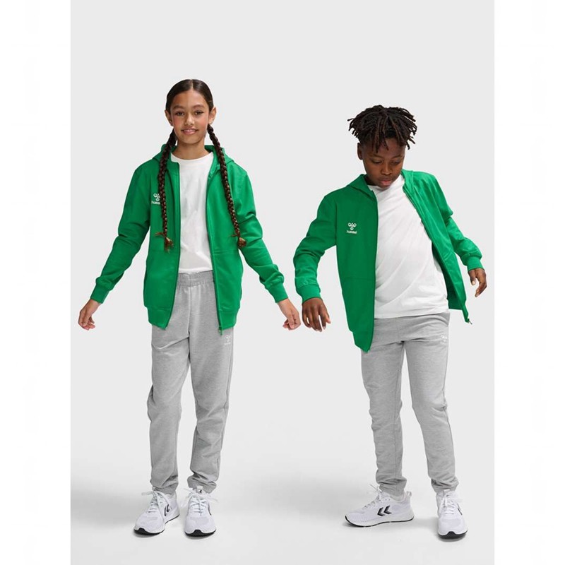 Dětské Mikina s Kapucí Hummel Go 2.0 Zip Zelene | 824761-230