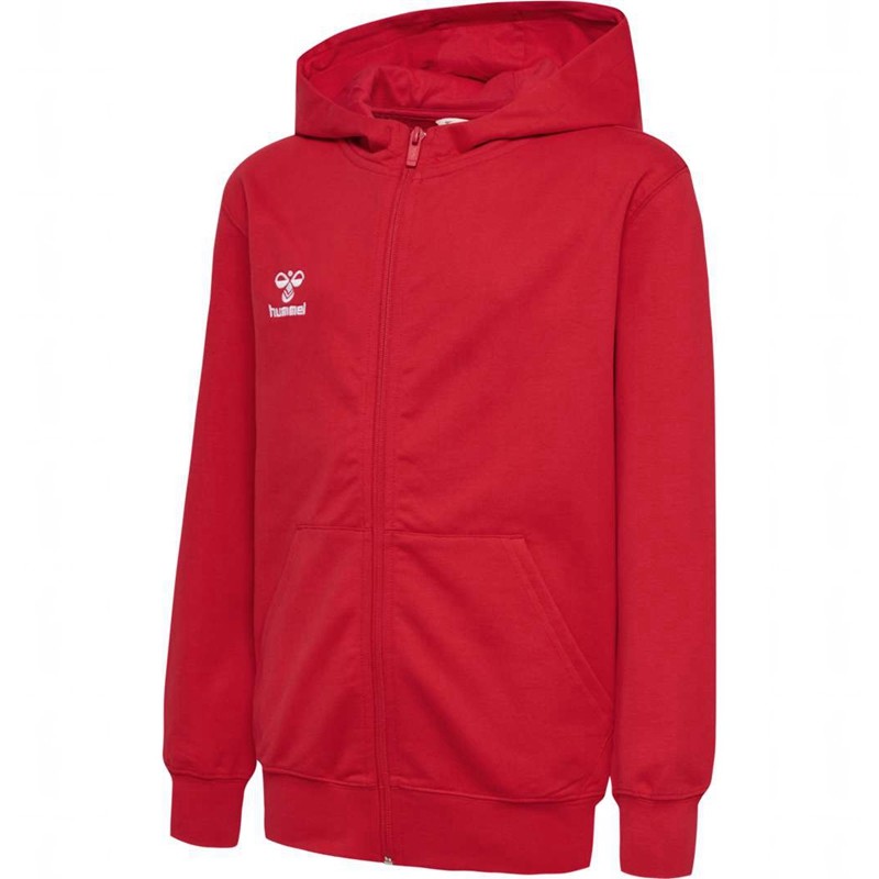 Dětské Mikina s Kapucí Hummel Go 2.0 Zip Červené | 131047-436