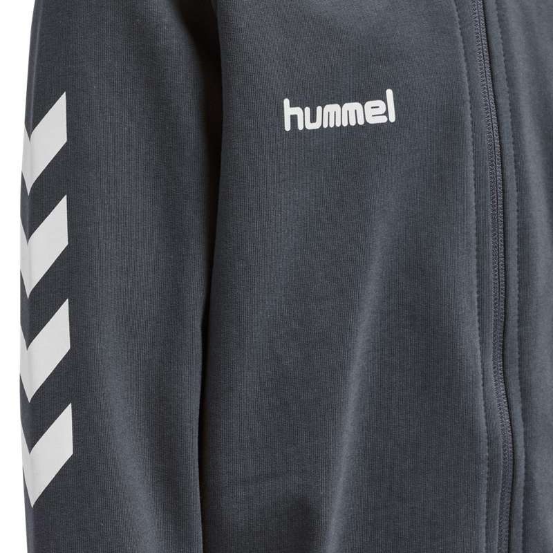 Dětské Mikina s Kapucí Hummel Go Cotton Zip Černé | 517216-945