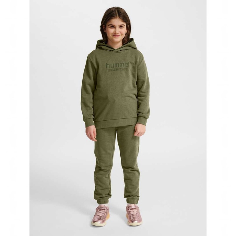 Dětské Mikina s Kapucí Hummel Jr Base Zelene | 266733-499