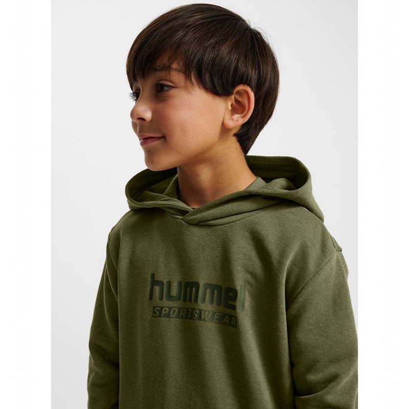 Dětské Mikina s Kapucí Hummel Jr Base Zelene | 266733-499