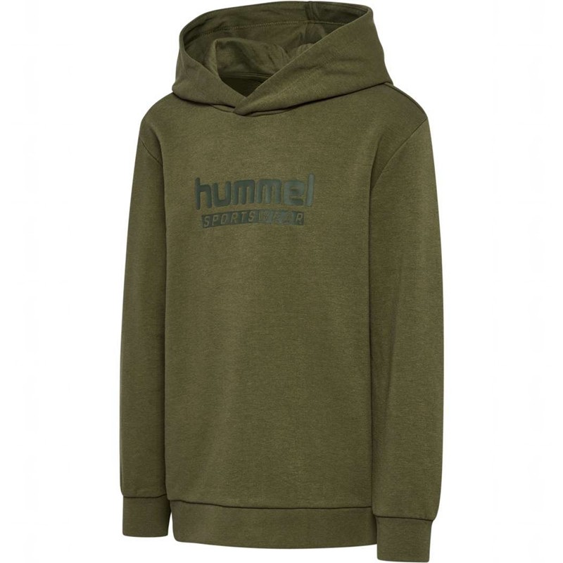 Dětské Mikina s Kapucí Hummel Jr Base Zelene | 266733-499