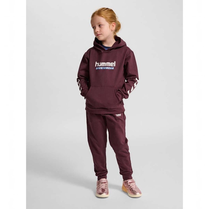 Dětské Mikina s Kapucí Hummel Jr Logo Vínové | 759227-359