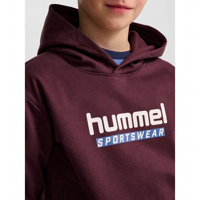 Dětské Mikina s Kapucí Hummel Jr Logo Vínové | 759227-359