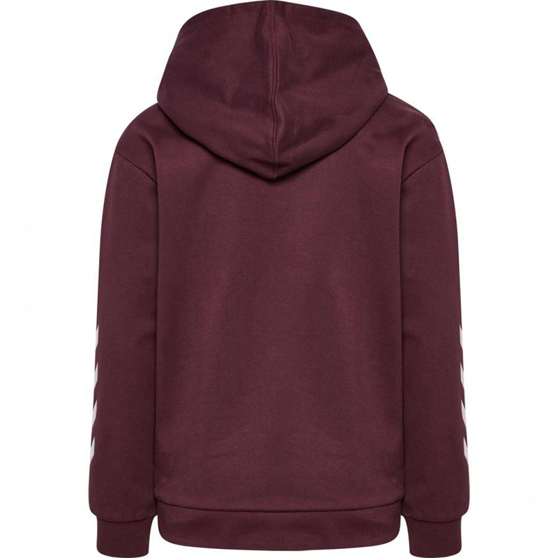 Dětské Mikina s Kapucí Hummel Jr Logo Vínové | 759227-359
