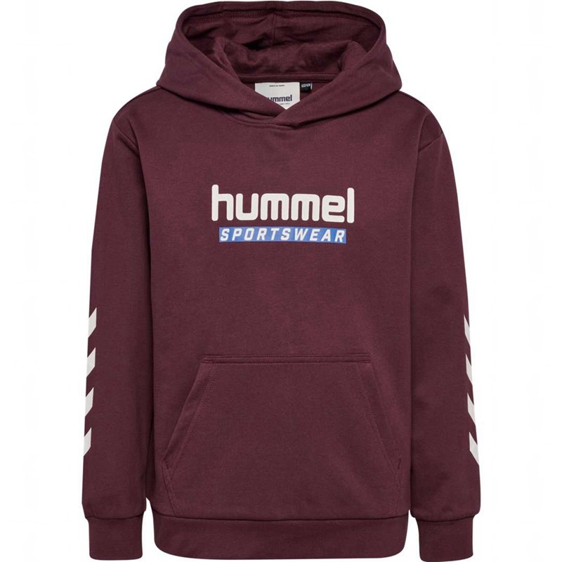 Dětské Mikina s Kapucí Hummel Jr Logo Vínové | 759227-359