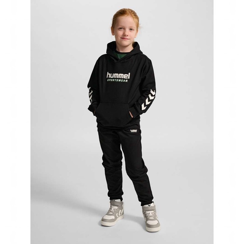 Dětské Mikina s Kapucí Hummel Jr Logo Černé | 660181-846