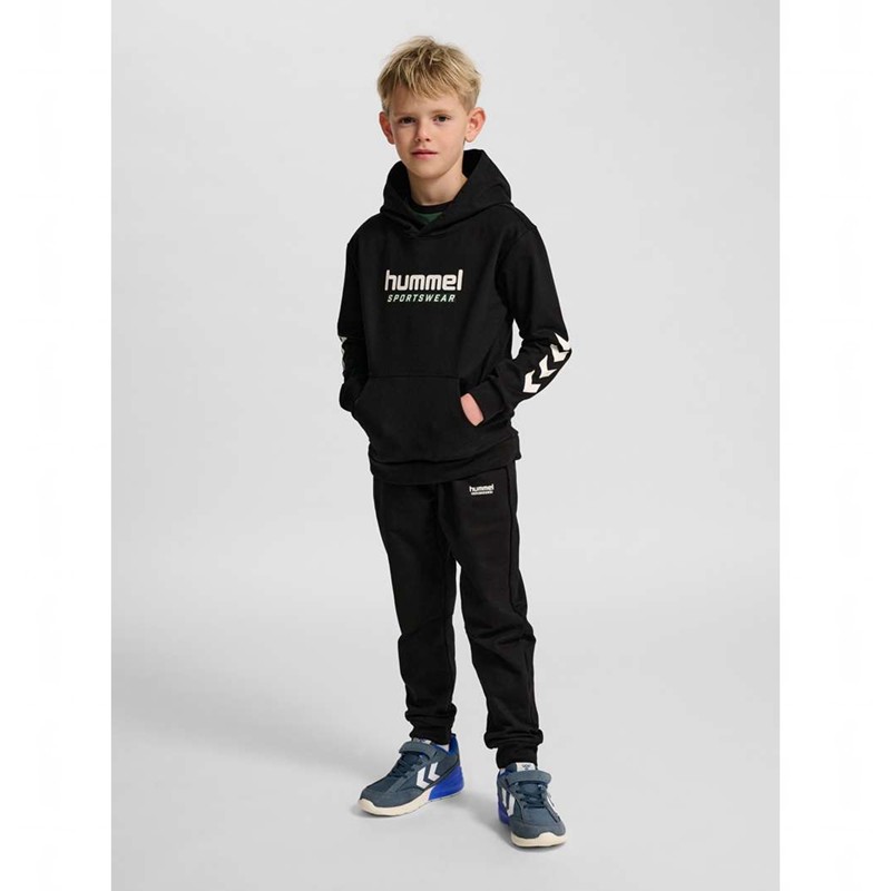 Dětské Mikina s Kapucí Hummel Jr Logo Černé | 660181-846