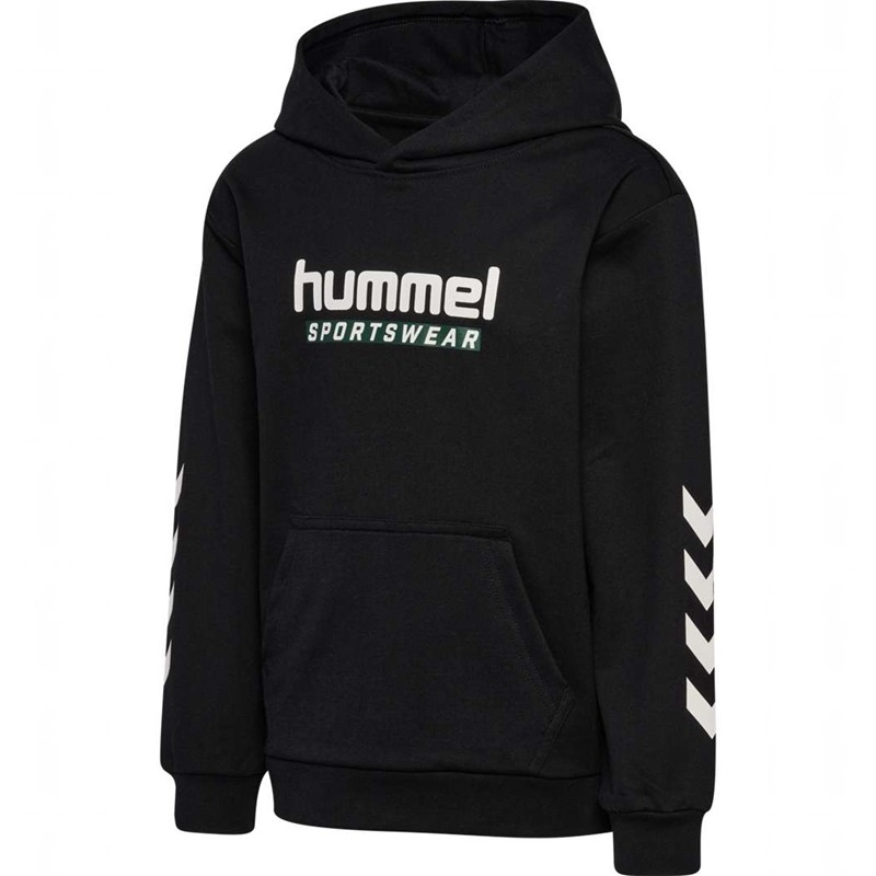 Dětské Mikina s Kapucí Hummel Jr Logo Černé | 660181-846
