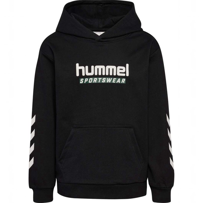 Dětské Mikina s Kapucí Hummel Jr Logo Černé | 660181-846