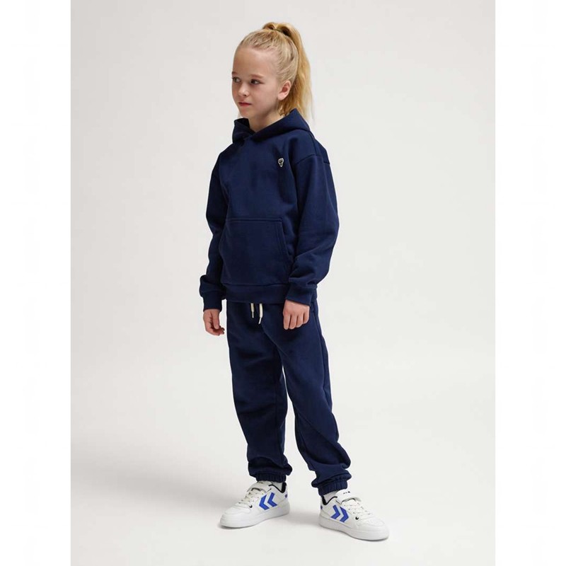 Dětské Mikina s Kapucí Hummel Jr Loose Bee Tmavě Blankyt | 588817-897