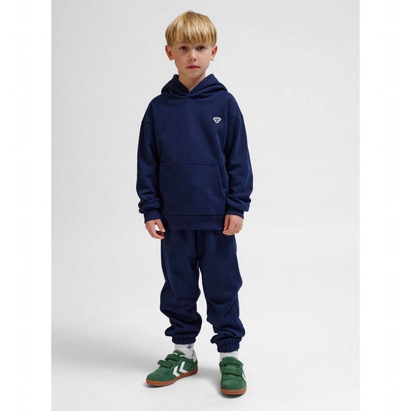 Dětské Mikina s Kapucí Hummel Jr Loose Bee Tmavě Blankyt | 588817-897