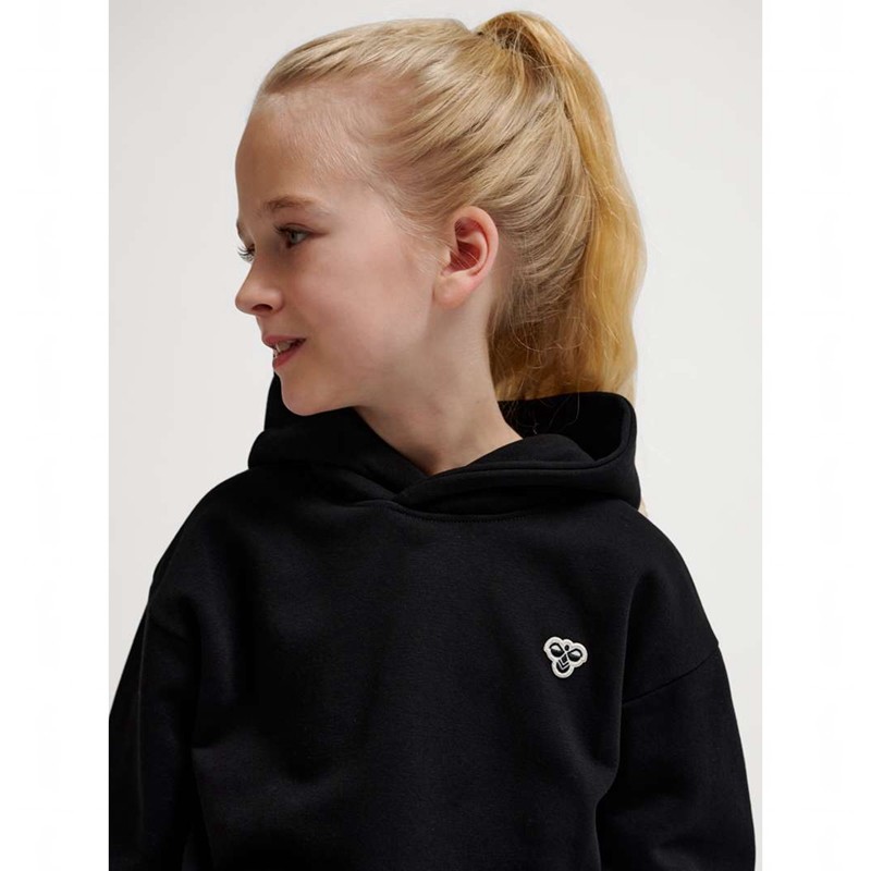 Dětské Mikina s Kapucí Hummel Jr Loose Bee Černé | 200437-445
