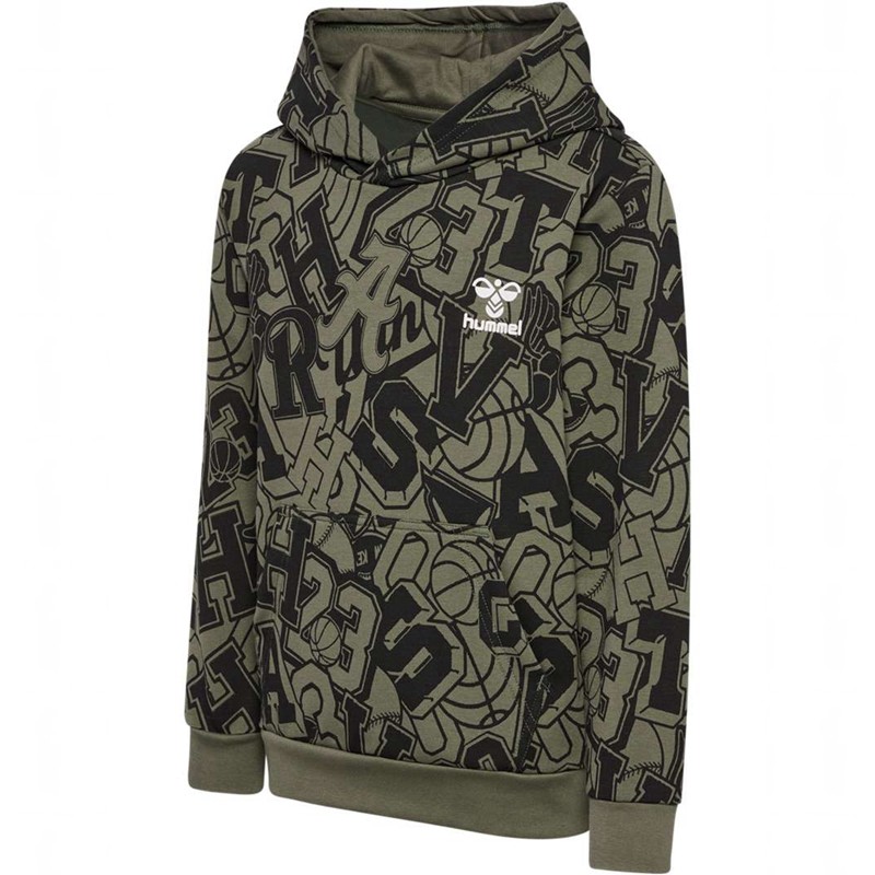 Dětské Mikina s Kapucí Hummel Molt Olivy Zelené | 218610-993