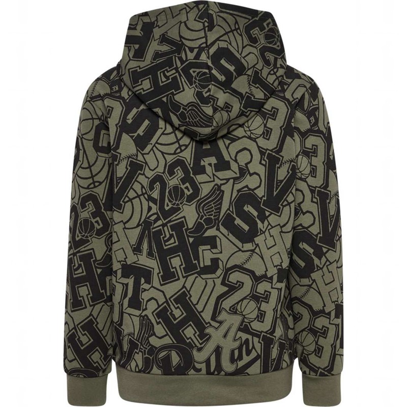 Dětské Mikina s Kapucí Hummel Molt Olivy Zelené | 218610-993