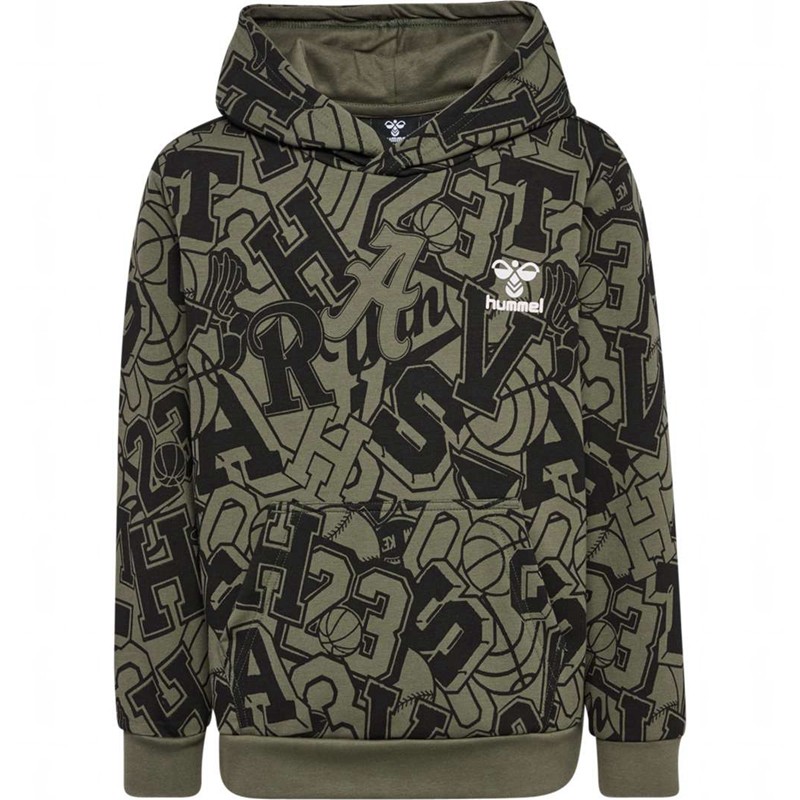 Dětské Mikina s Kapucí Hummel Molt Olivy Zelené | 218610-993
