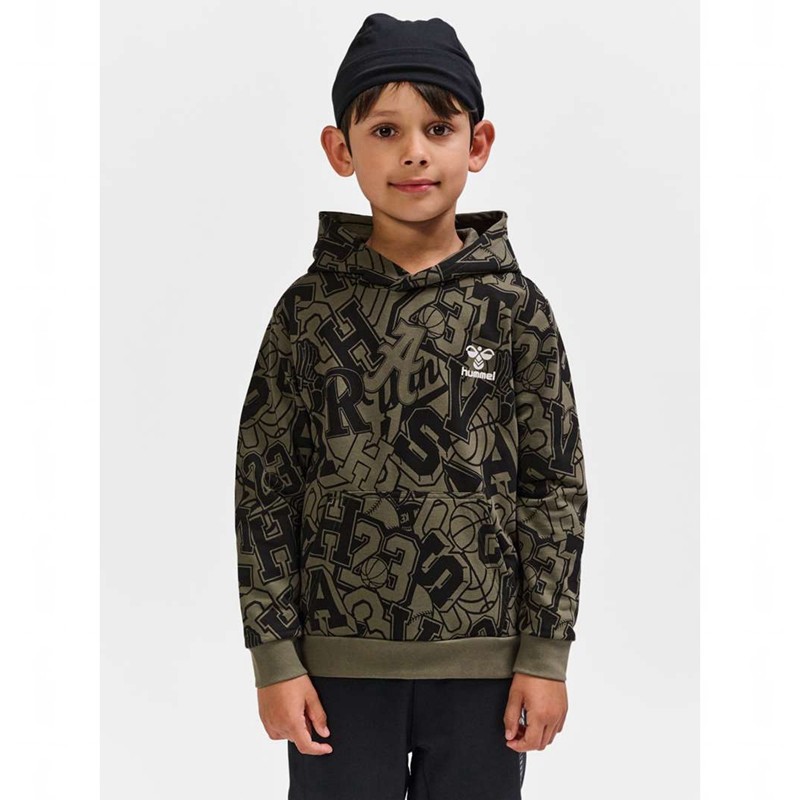 Dětské Mikina s Kapucí Hummel Molt Olivy Zelené | 218610-993