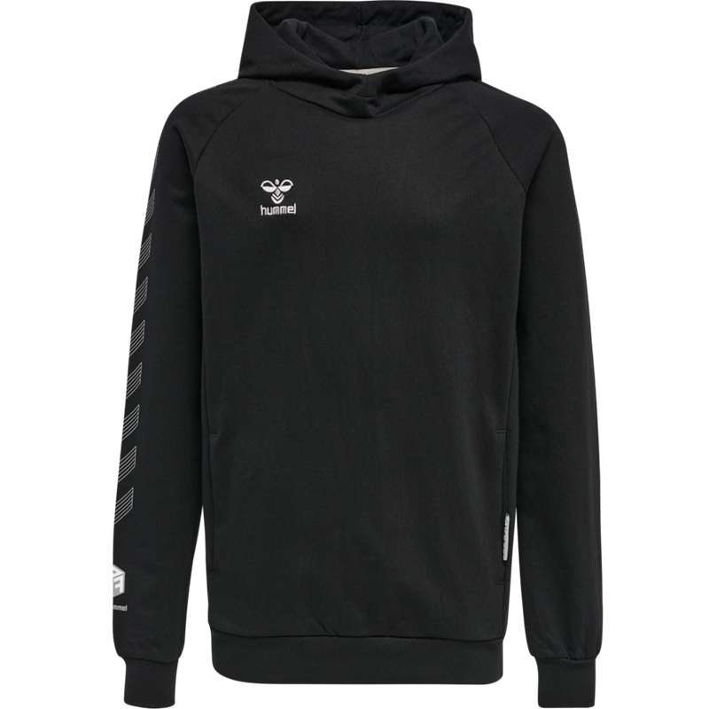 Dětské Mikina s Kapucí Hummel Move Grid Cotton Černé | 767941-392