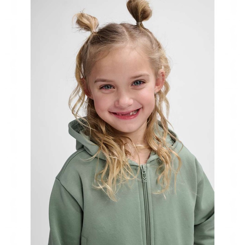 Dětské Mikina s Kapucí Hummel Zippi Zip Zelene | 373352-078