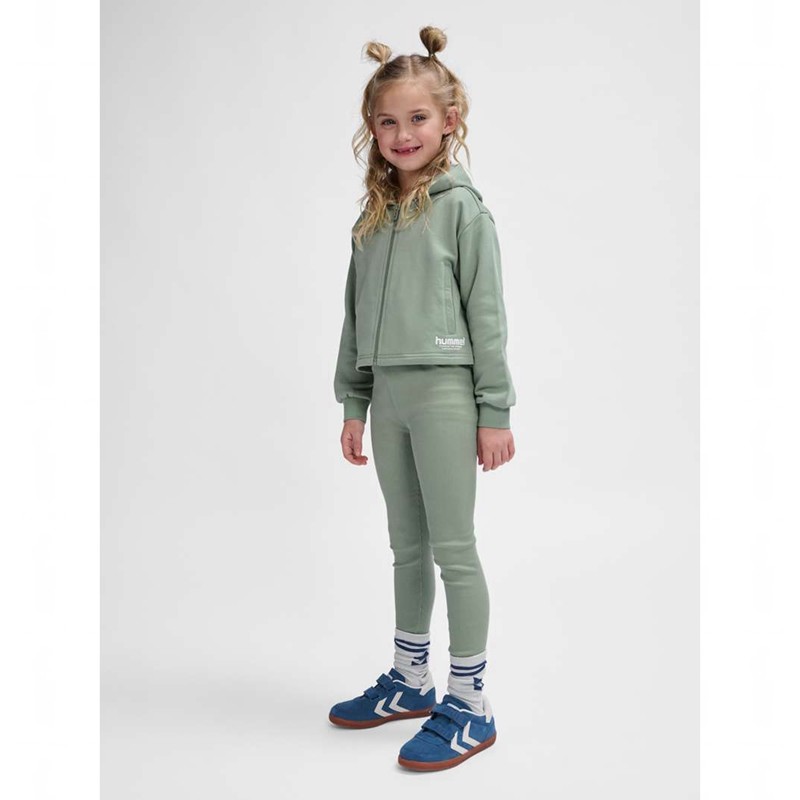 Dětské Mikina s Kapucí Hummel Zippi Zip Zelene | 373352-078