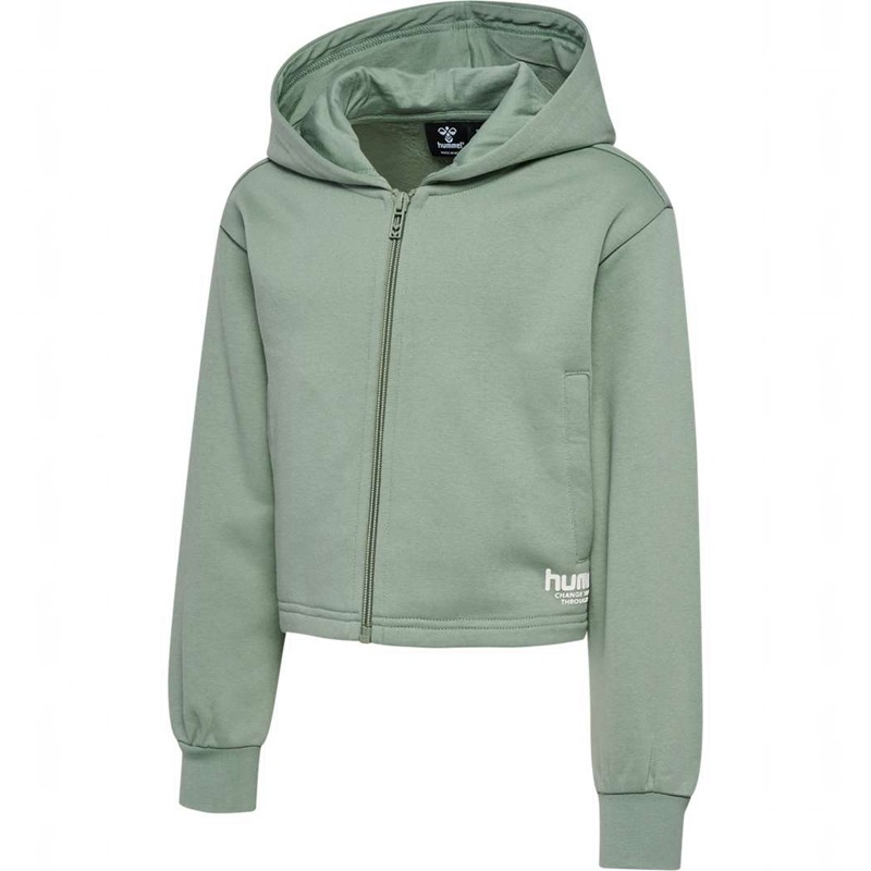 Dětské Mikina s Kapucí Hummel Zippi Zip Zelene | 373352-078