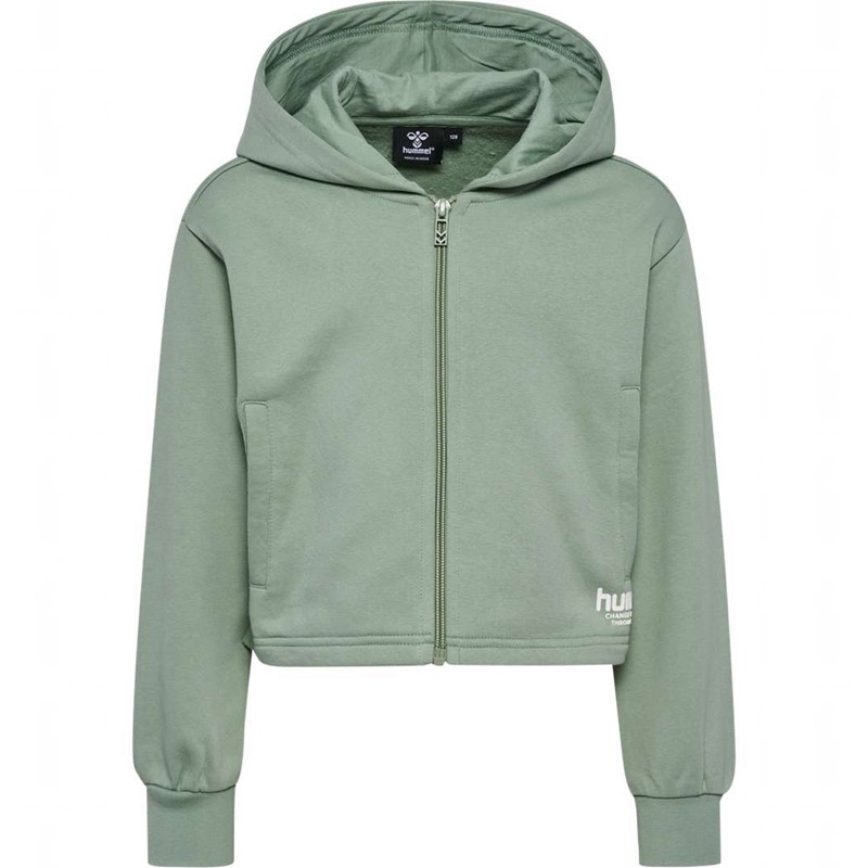 Dětské Mikina s Kapucí Hummel Zippi Zip Zelene | 373352-078