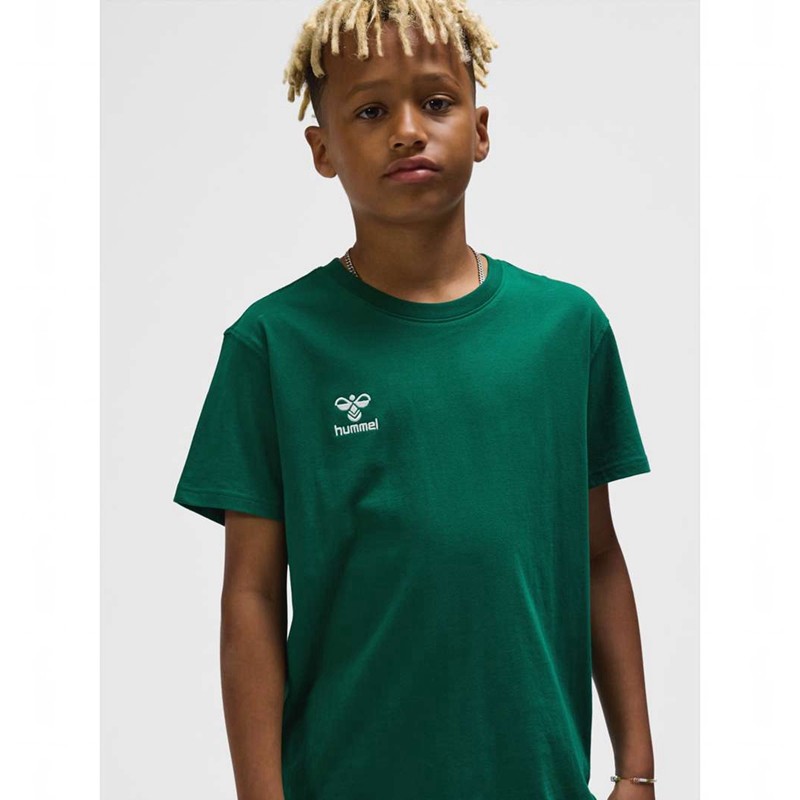 Dětské Mikiny Hummel Go 2.0 S/S Zelene | 237799-251