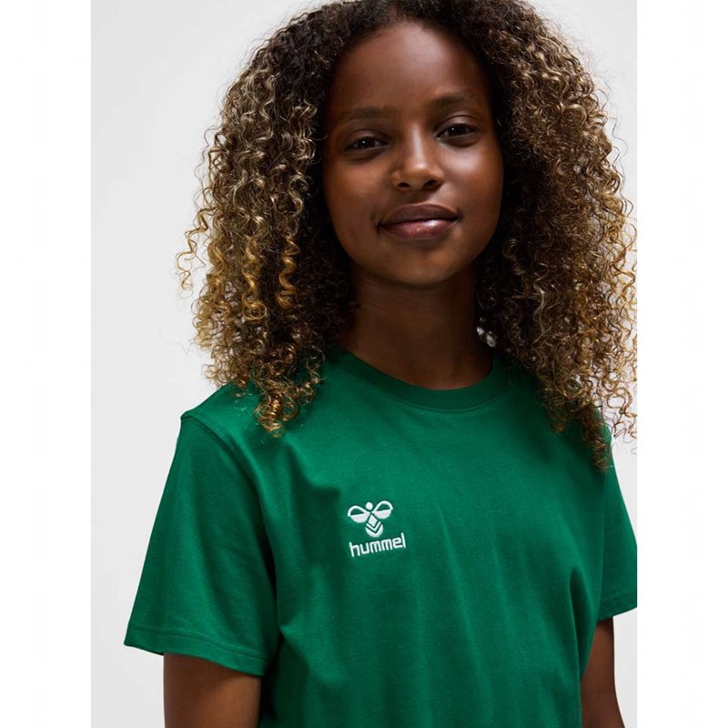Dětské Mikiny Hummel Go 2.0 S/S Zelene | 237799-251