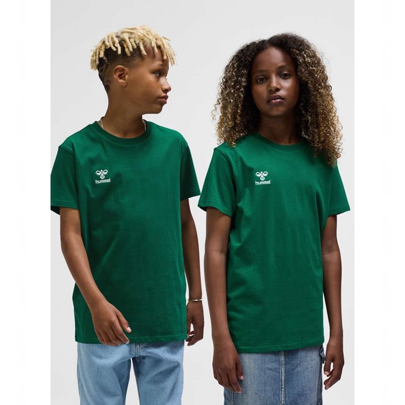 Dětské Mikiny Hummel Go 2.0 S/S Zelene | 237799-251