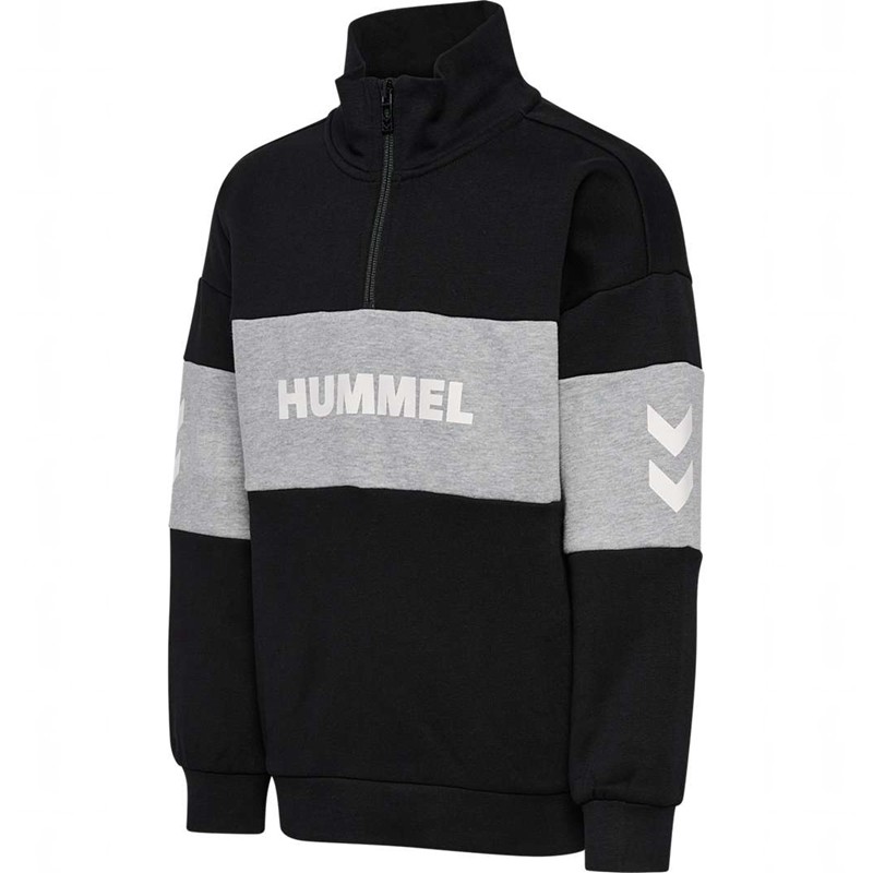 Dětské Mikiny Hummel Heron Half Zip Černé | 002498-500