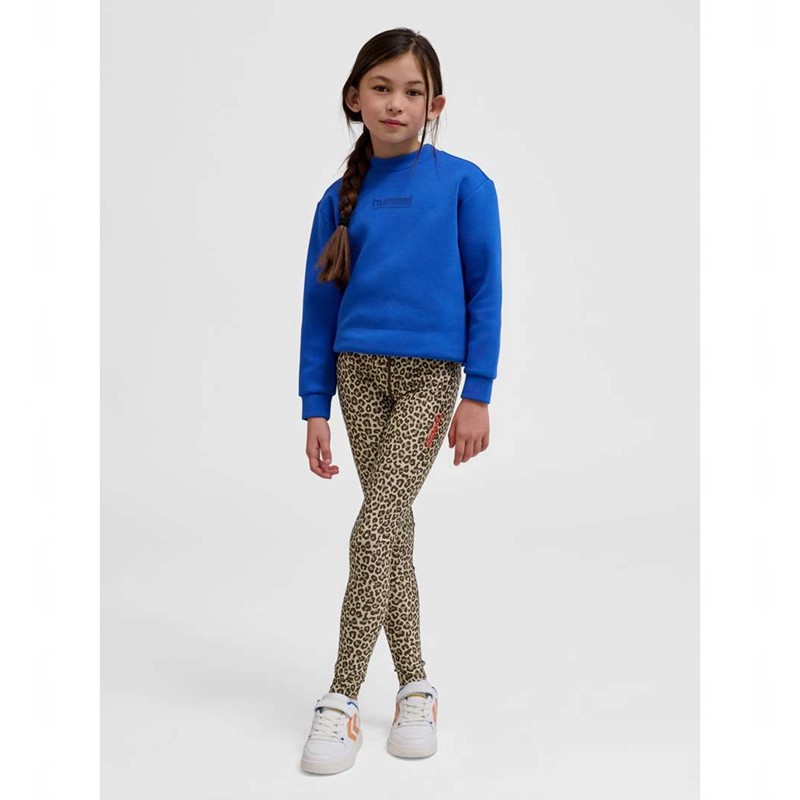 Dětské Mikiny Hummel Jr Fast Mid Waist Leopard | 320075-970