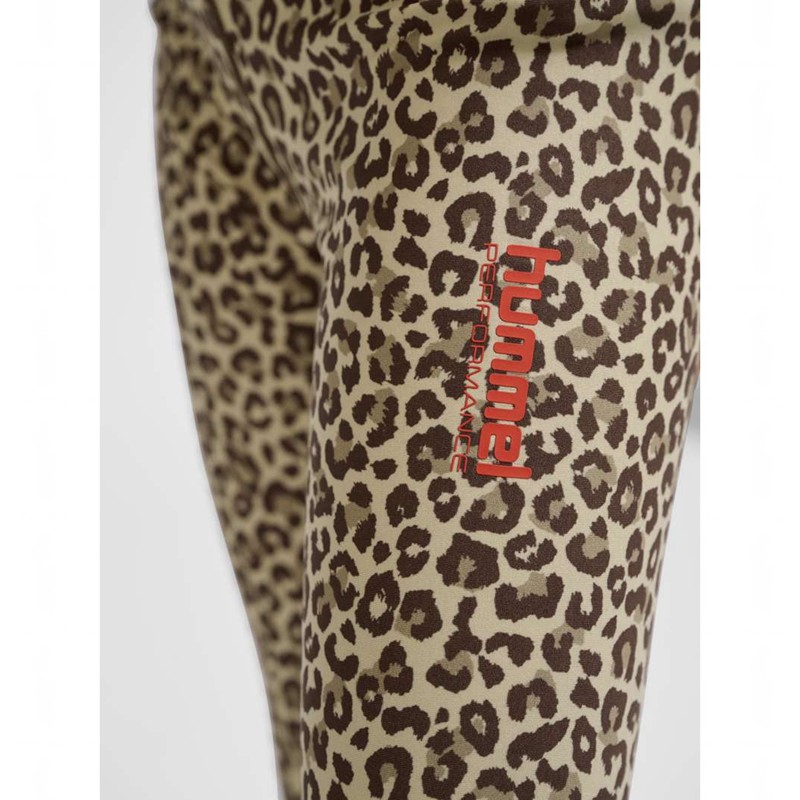 Dětské Mikiny Hummel Jr Fast Mid Waist Leopard | 320075-970