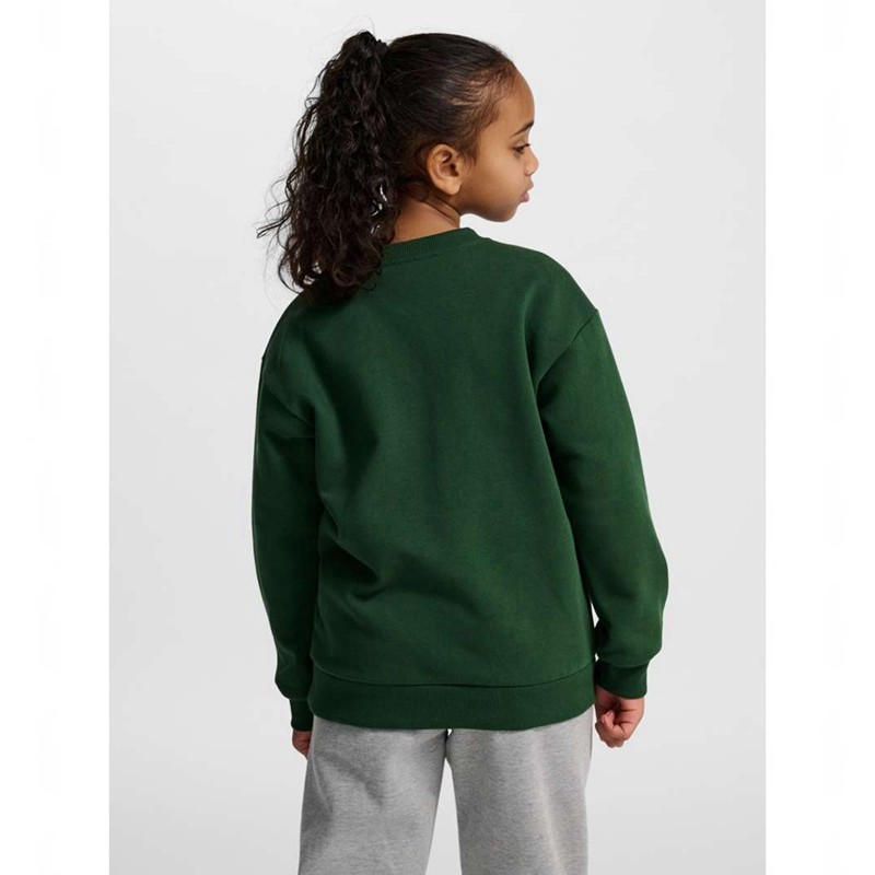 Dětské Mikiny Hummel Jr Loose Crewneck Bee Zelene | 035357-023