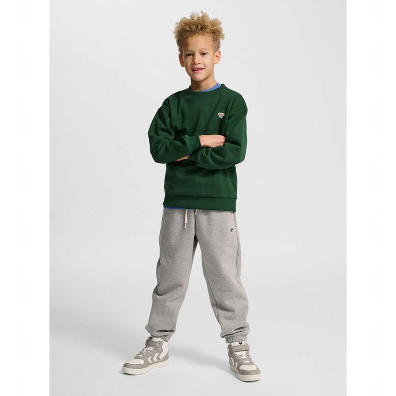 Dětské Mikiny Hummel Jr Loose Crewneck Bee Zelene | 035357-023