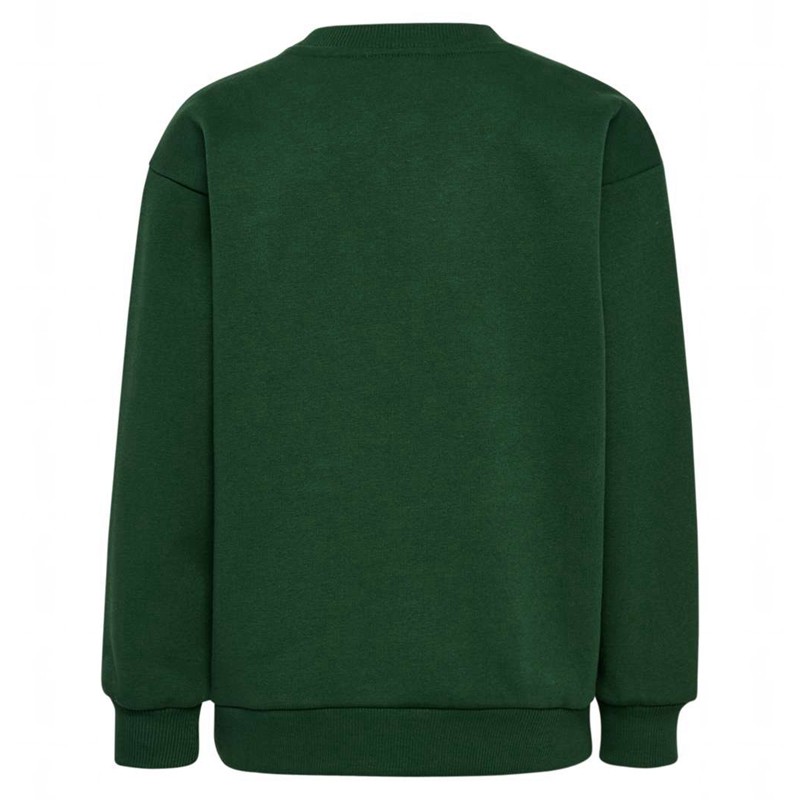 Dětské Mikiny Hummel Jr Loose Crewneck Bee Zelene | 035357-023