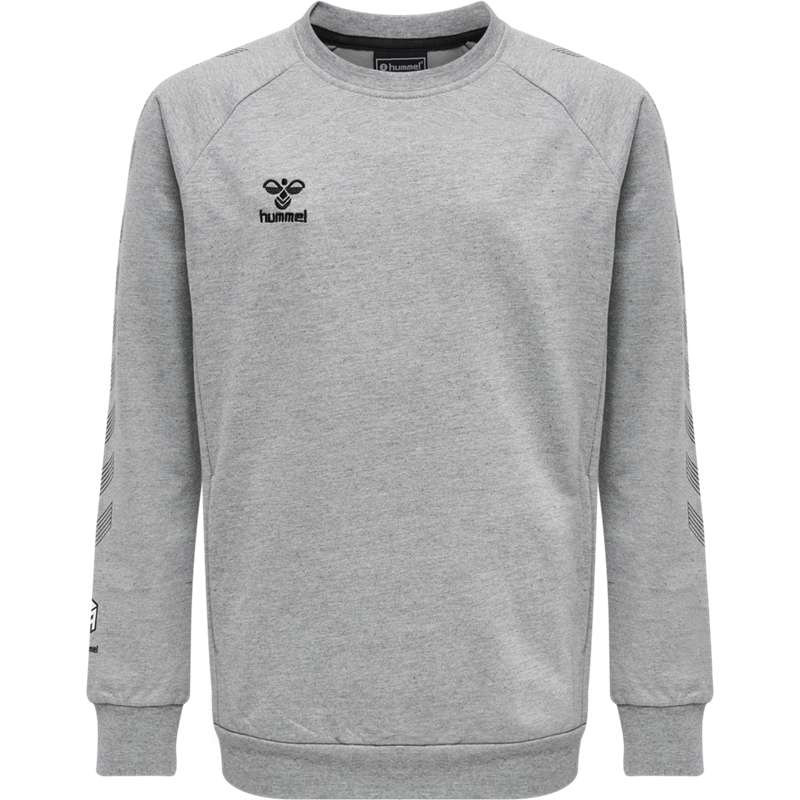 Dětské Mikiny Hummel Move Grid Cotton Šedé | 912184-901