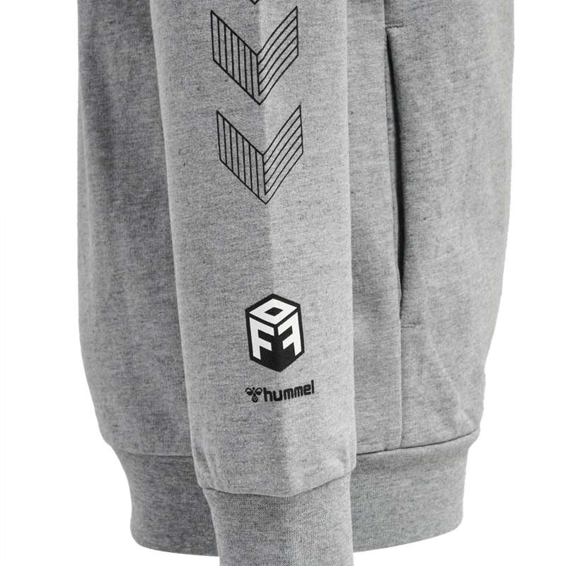 Dětské Mikiny Hummel Move Grid Cotton Šedé | 912184-901