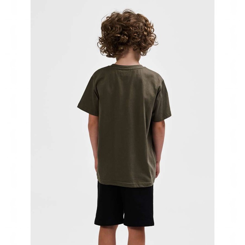 Dětské Mikiny Hummel Tres S/S Olivy Zelené | 298972-140
