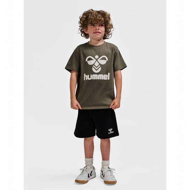 Dětské Mikiny Hummel Tres S/S Olivy Zelené | 298972-140