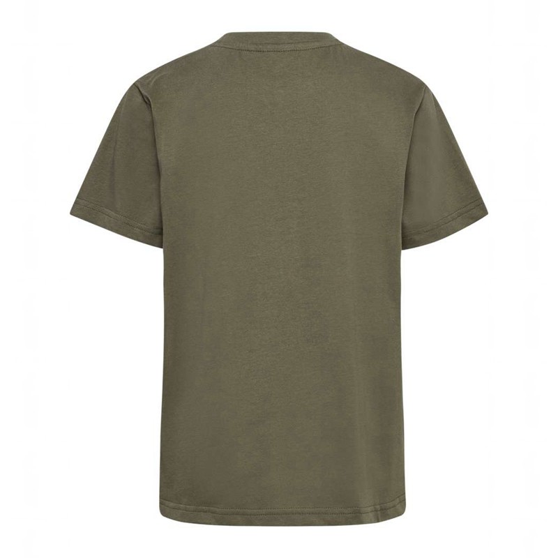 Dětské Mikiny Hummel Tres S/S Olivy Zelené | 298972-140