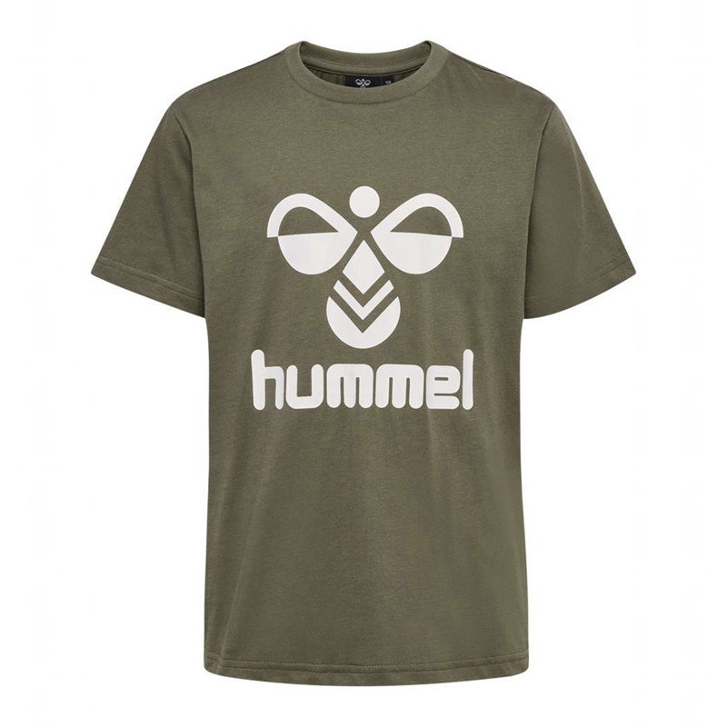 Dětské Mikiny Hummel Tres S/S Olivy Zelené | 298972-140
