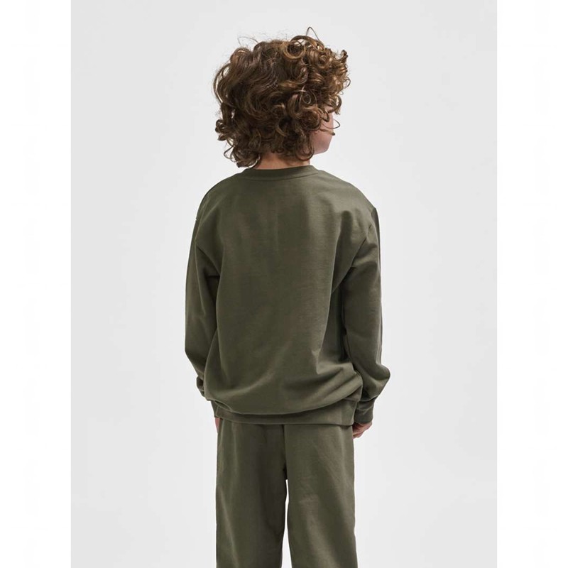 Dětské Mikiny Hummel Tukas Olivy Zelené | 740756-156
