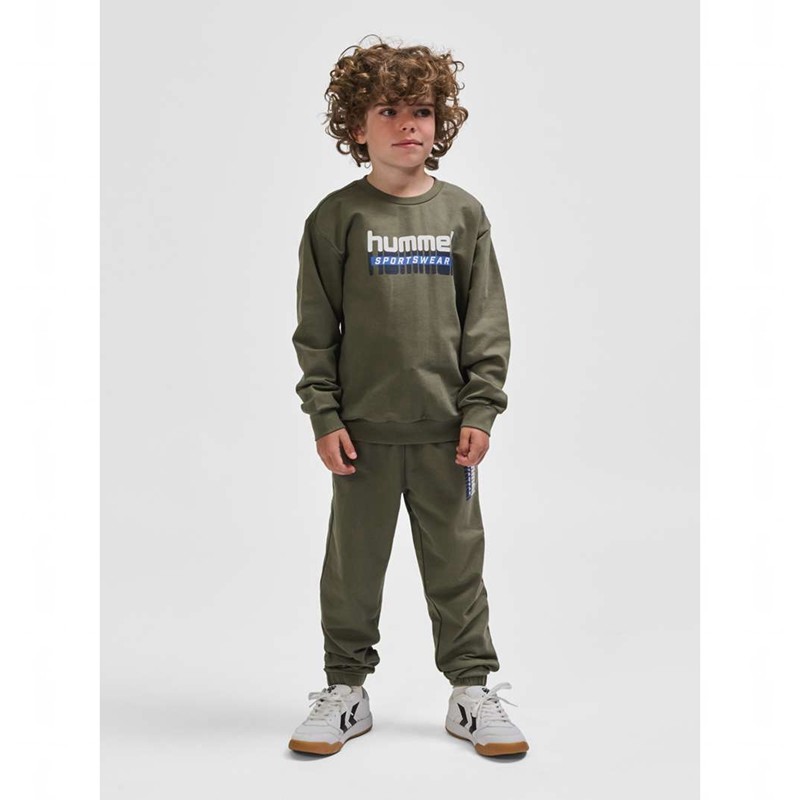 Dětské Mikiny Hummel Tukas Olivy Zelené | 740756-156