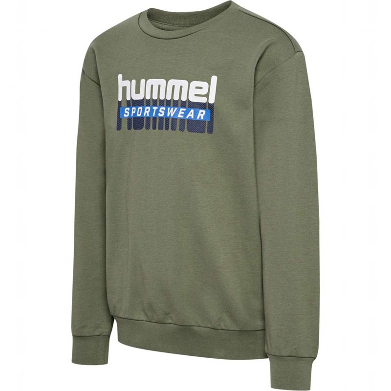 Dětské Mikiny Hummel Tukas Olivy Zelené | 740756-156