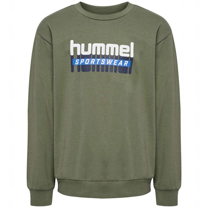 Dětské Mikiny Hummel Tukas Olivy Zelené | 740756-156