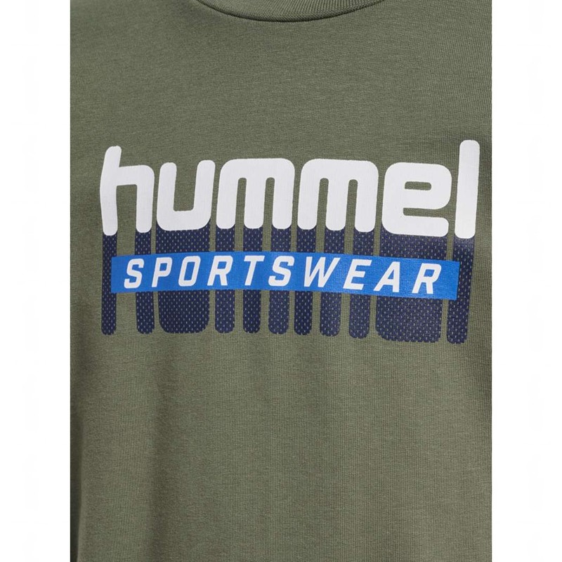 Dětské Mikiny Hummel Tukas Olivy Zelené | 740756-156