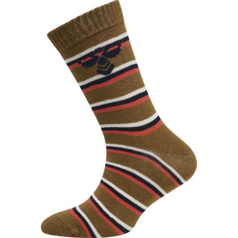 Dětské Ponožky Hummel Alfie 3-pack Olivy Zelené | 552537-958