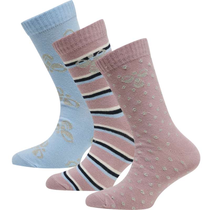 Dětské Ponožky Hummel Alfie 3-pack Růžové | 524235-592