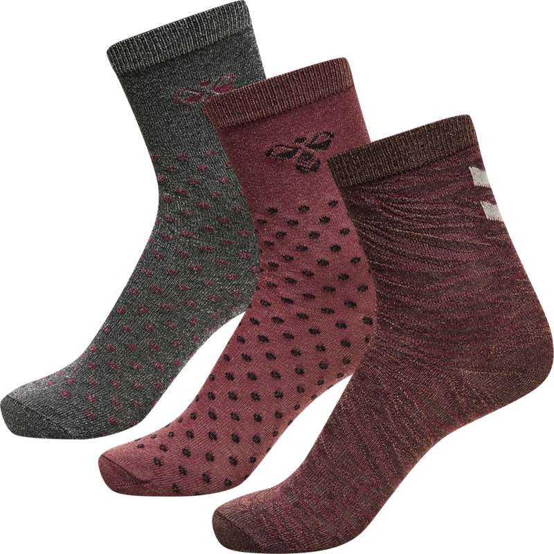 Dětské Ponožky Hummel Beta 3-pack Fuchsie | 246355-706